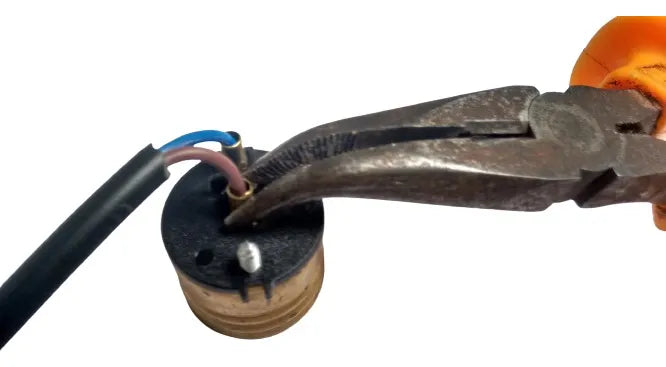 Kit 3 Soquetes Coluna E27 com Niple 2,5cm e Porca M10 | Para Lustres e Abajures