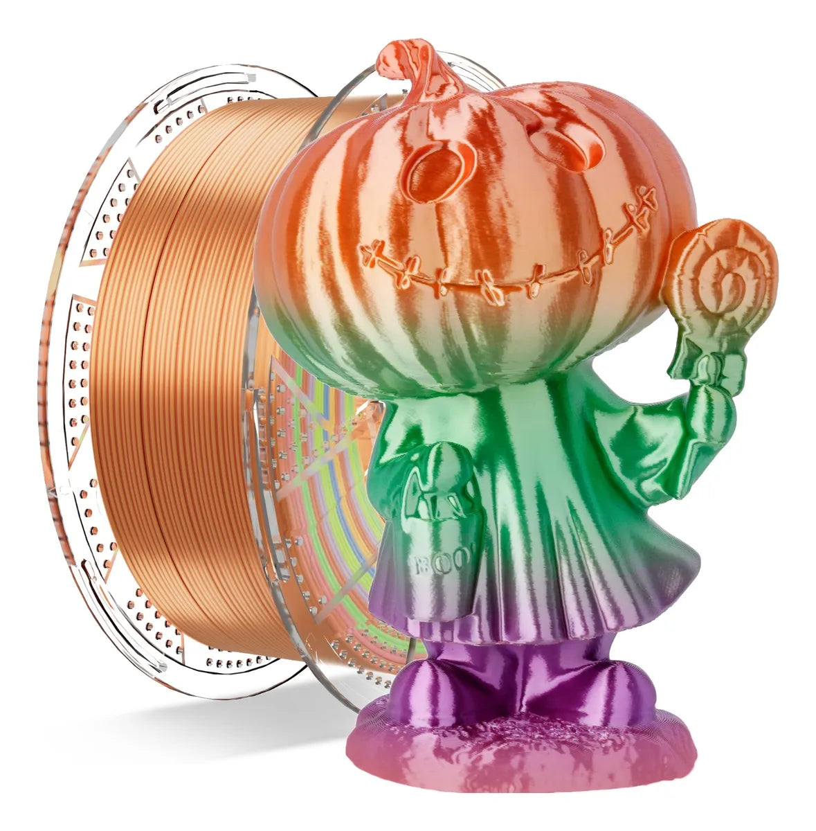 Filamento Conjure PLA Silk Rainbow (Arco-Íris) - 1,75mm - 1Kg