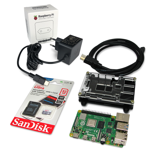 Kit Raspberry Pi 4 4GB Essential