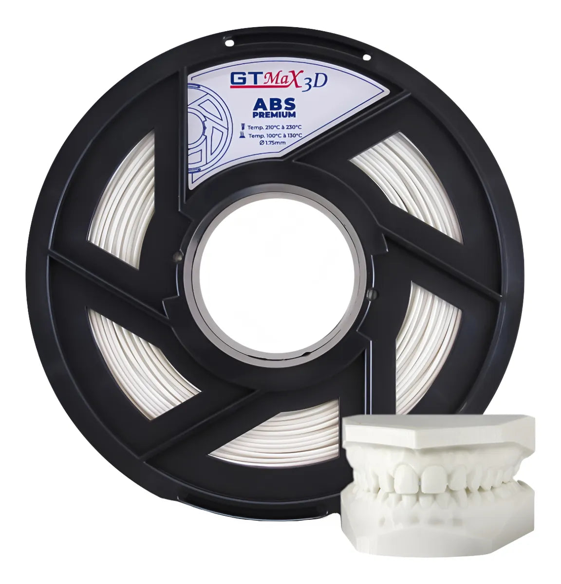 Filamento GTMax3D - ABS Premium 1kg - 1.75mm