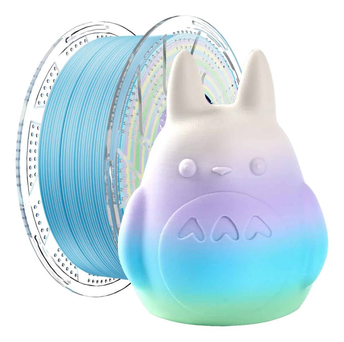 Filamento Conjure PLA Matte Rainbow (Arco-Íris) - 1,75mm - 1Kg