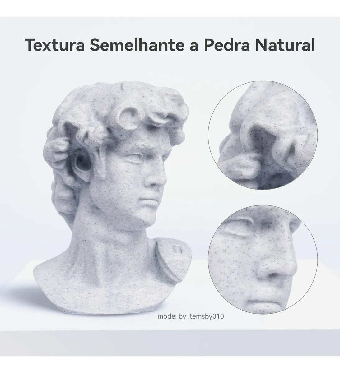Filamento Conjure PLA Mármore (Marble) - 1,75mm - 1Kg