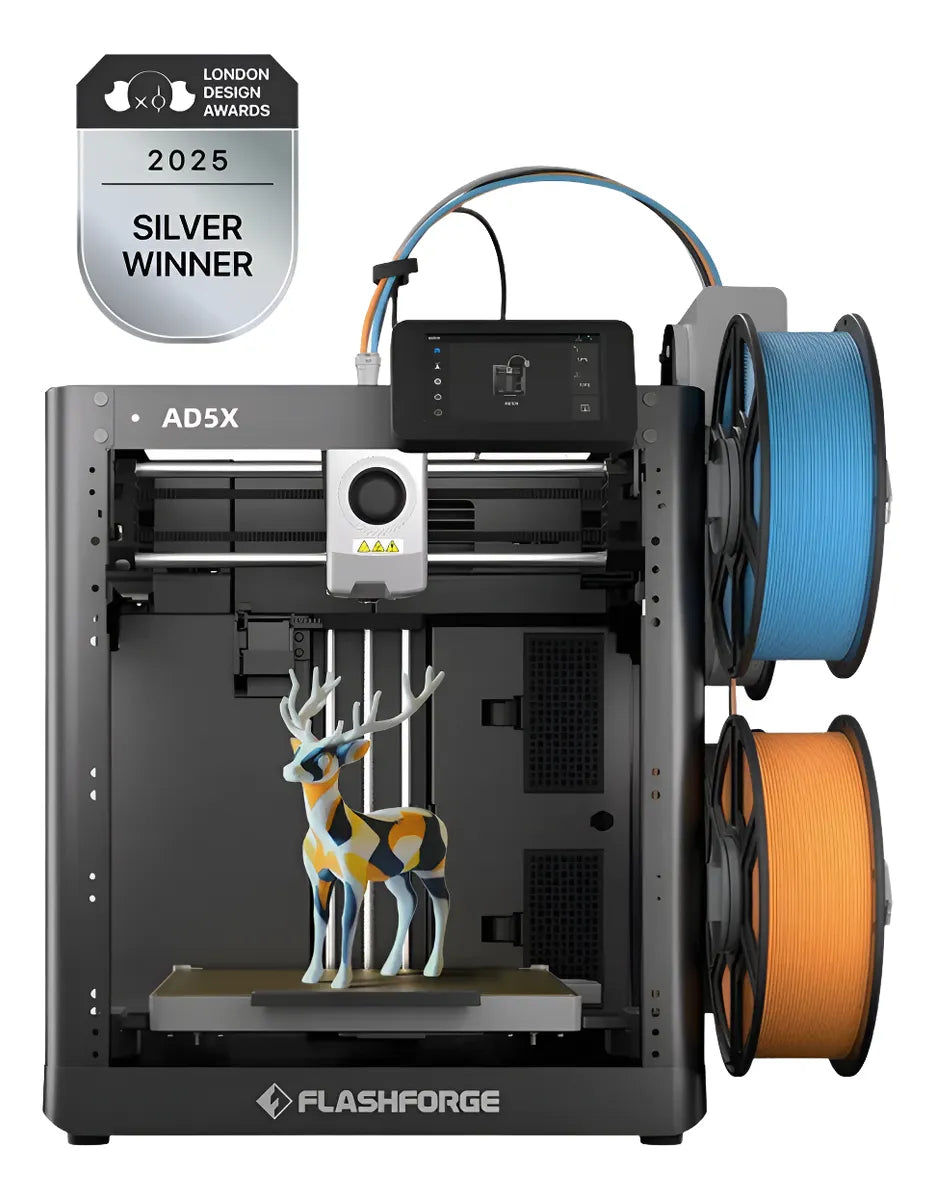 FlashForge AD5X – Impressora 3D Multicor de Alta Velocidade