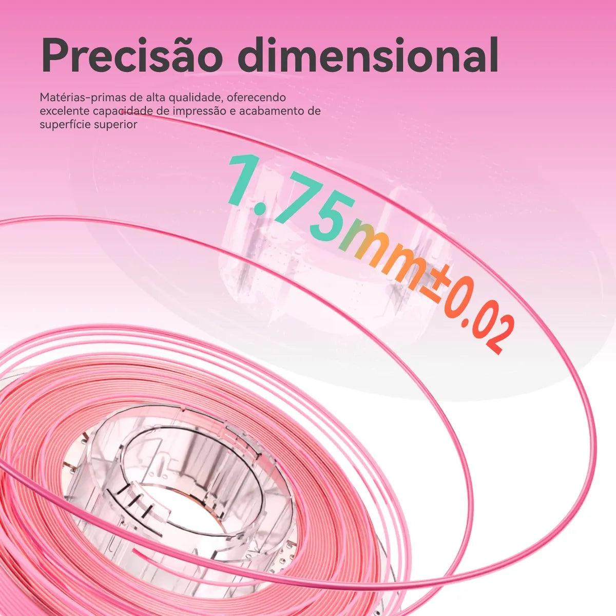 Filamento Conjure PETG Silk Rainbow (Arco-Íris) - 1,75mm - 1Kg