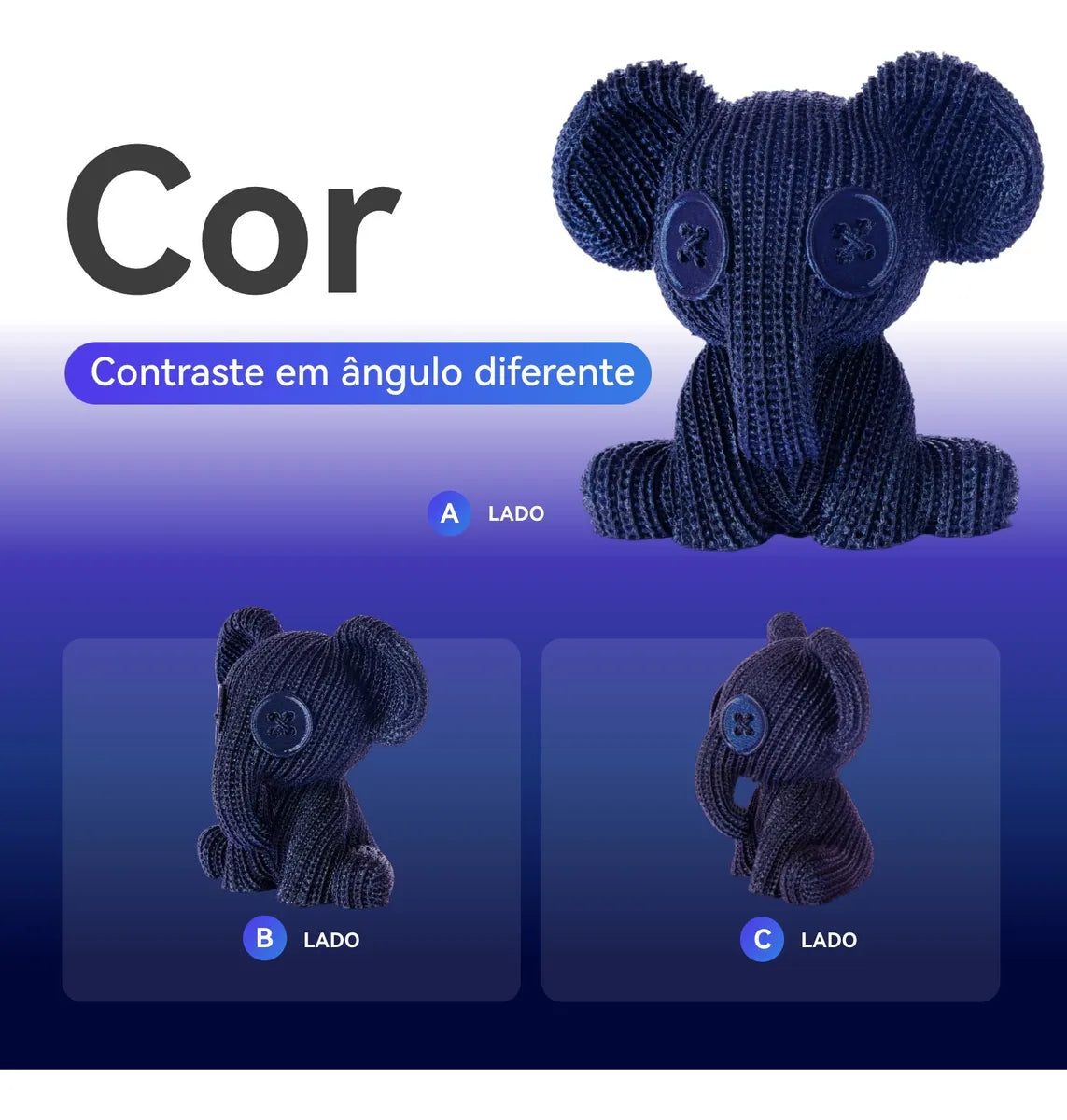 Filamento Conjure PLA Camaleão - 1,75mm - 1Kg