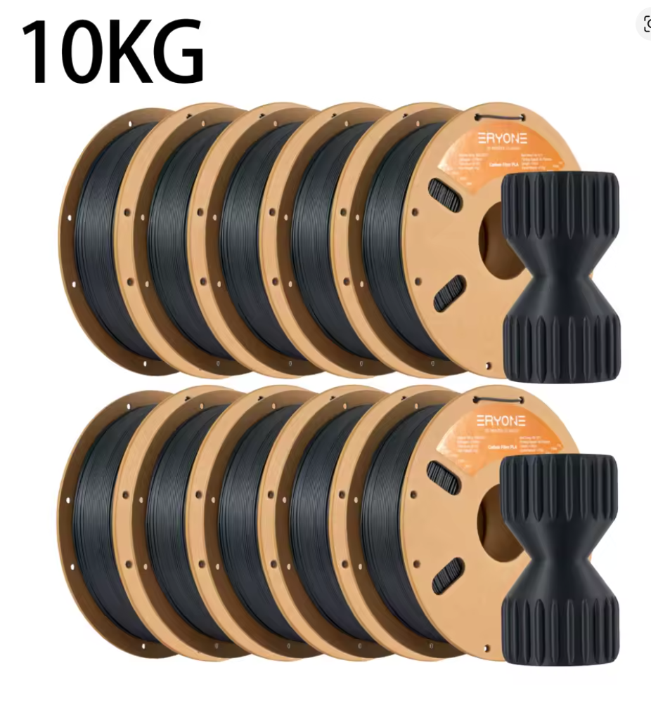 Filamento ERYONE PLA Carbon Fiber (PLA-CF) 1.75mm - Combo 10 kg
