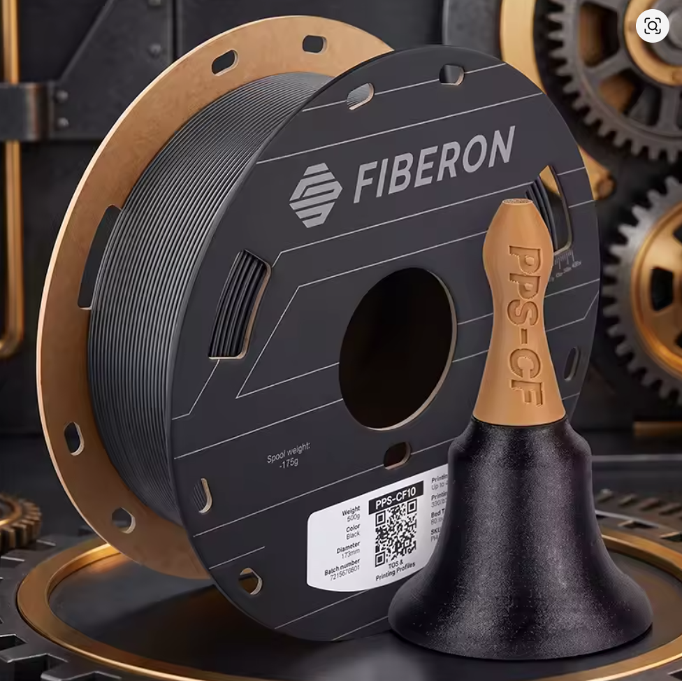 Filamento Polymaker Fiberon PPS-CF10 1.75mm 0.5kg