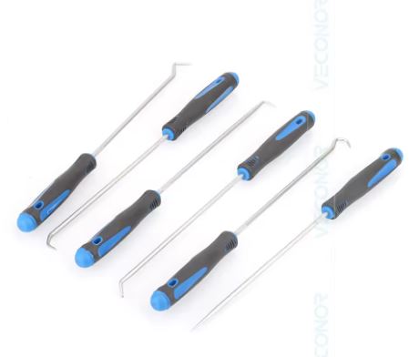 Kit de Ganchos com 6 Peças – Ferramenta Ideal para Remoção de Suportes em Impressão 3D