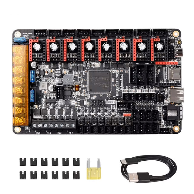 BIGTREETECH Motherboard Klipper para Impressora 3D, Octopus Pro para Voron 2.4