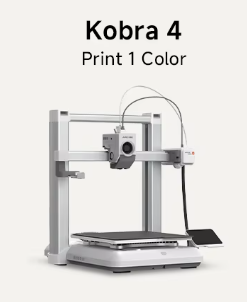 Impressora 3D ANYCUBIC Kobra 4 / Kobra 4 Combo 600mm/s - Câmera AI e Sistema Multicolorido ACE 2 Pro