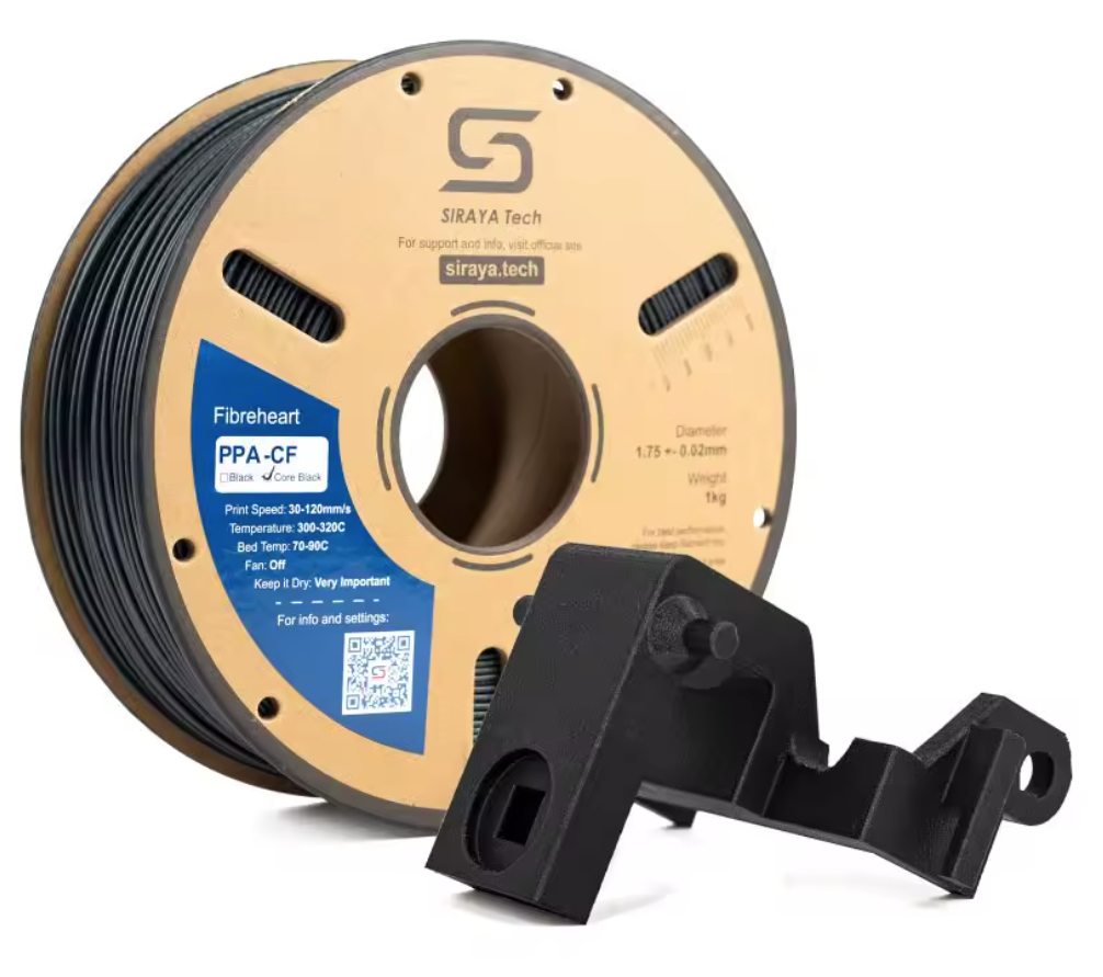 Filamento Siraya Tech Fibreheart PPA Series 1.75mm 1kg - Nylon de Alta Temperatura (PPA, PPA-GF, PPA-CF e PPA-CF Core)