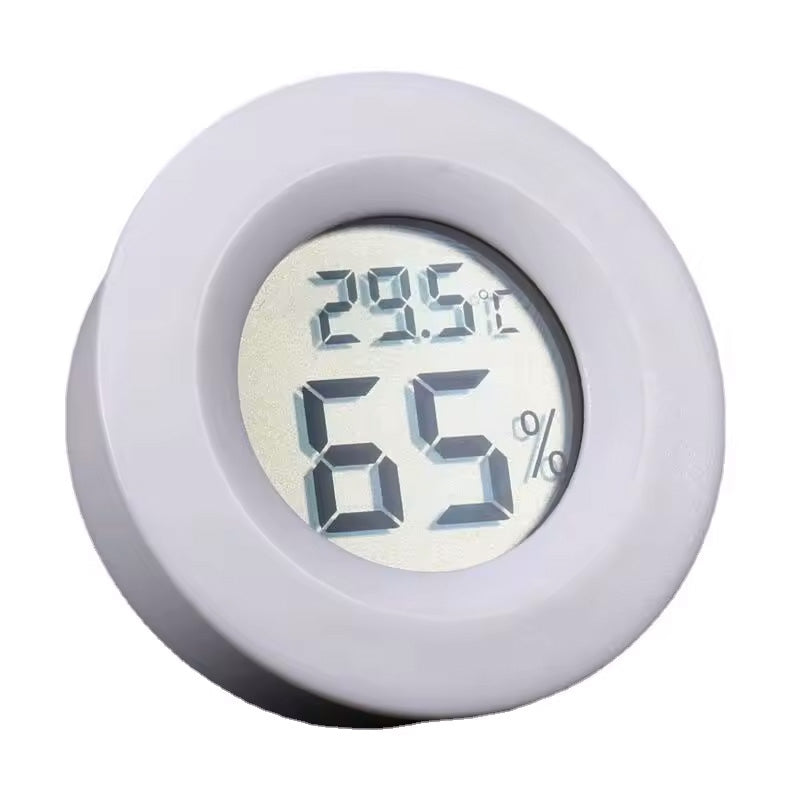 Termostato e higrômetro digital redondo para projetos DIY(para desumidificador de filamentos)