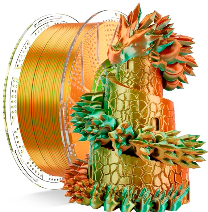 Filamento Conjure PLA Silk Tricolor - 1,75mm - 1Kg