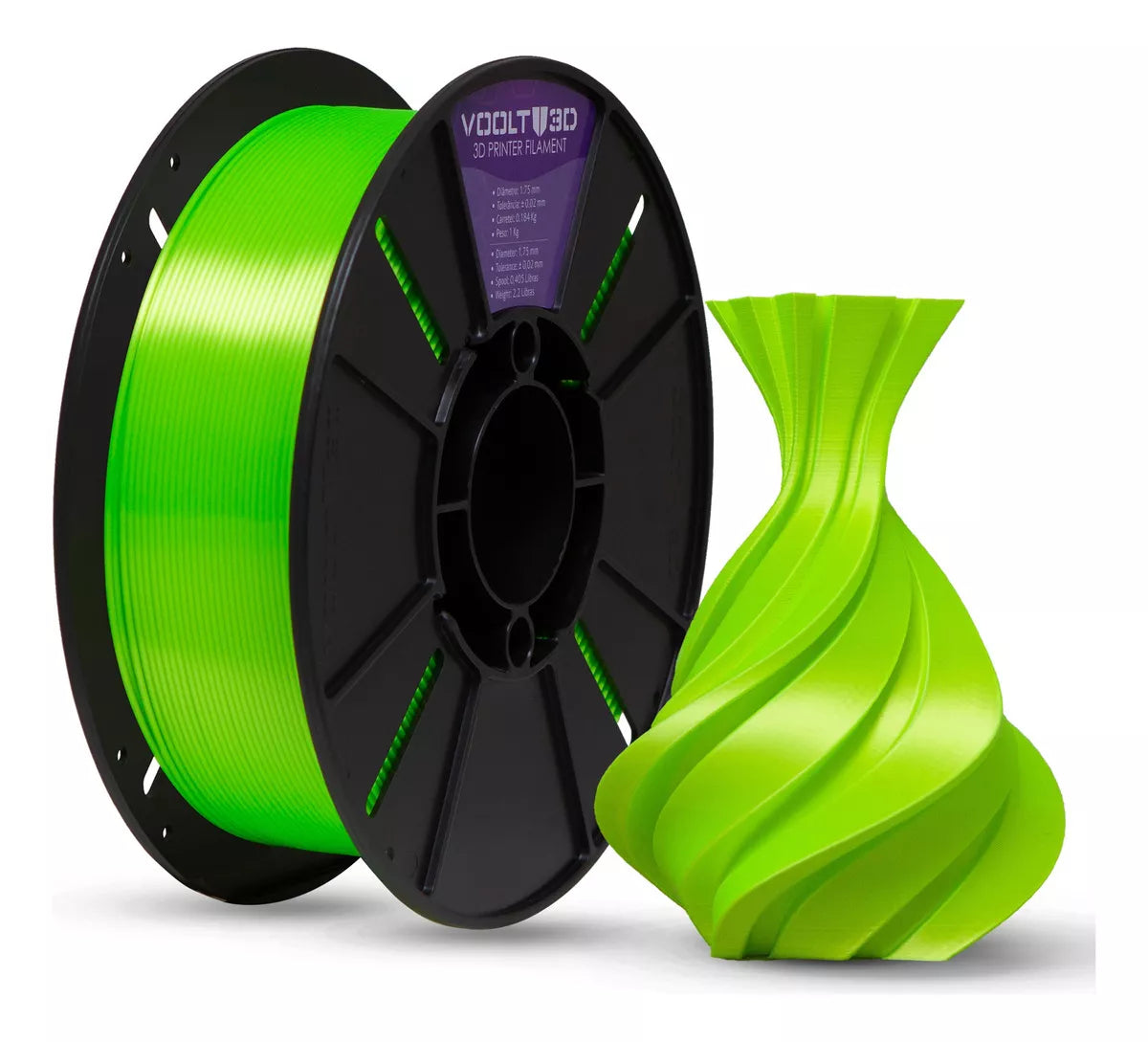 Filamento Voolt3D - PLA Silk 1kg - 1.75mm