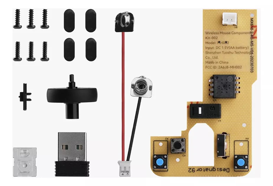 Kit de Componentes do Mouse Sem Fio - Bambu Lab