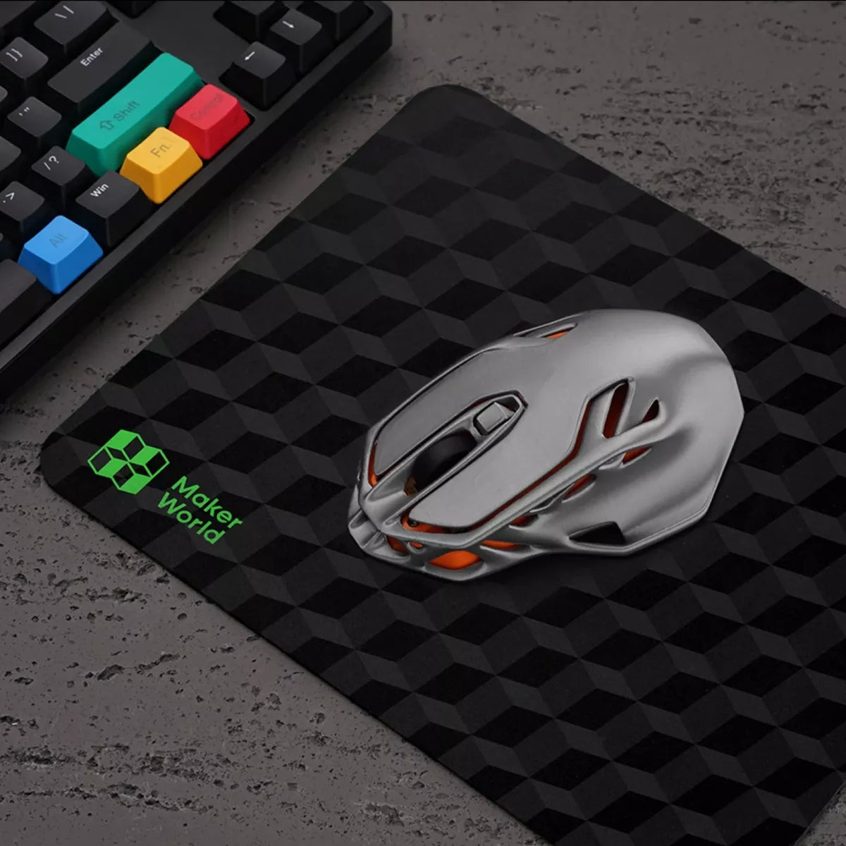 Kit de Mouse Sem Fio Bambu Lab – Monte um Mouse 3D Personalizado