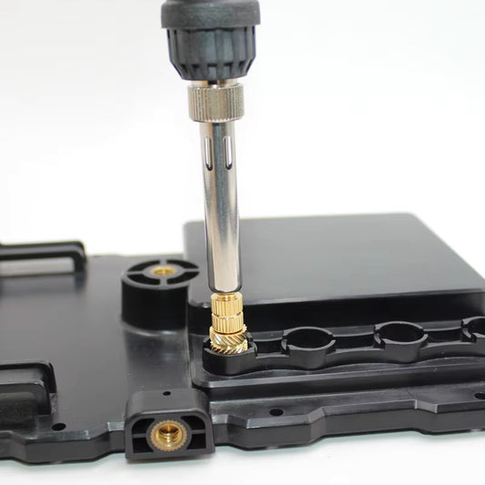 Kit de Insertos + Ferro de Solda para Impressão 3D | Ponteiras em Cobre, Heat-Set Profissional, Compatível com M2 a M8