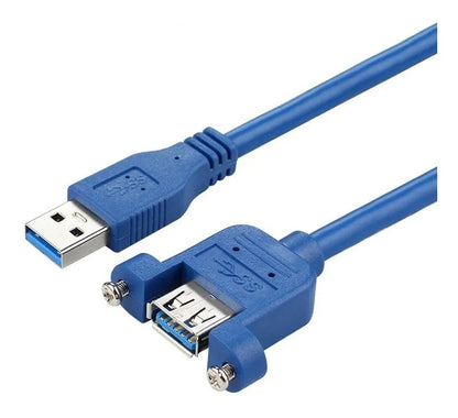 Extensão USB 3.0 para Painel 50cm – Macho para Fêmea – Ideal para Arcade e Gabinetes
