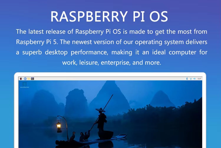 Raspberry Pi 5 Oficial – Placa ARM Cortex-A76 2.4GHz com 4GB ou 8GB RAM, Dual 4K, GPU VideoCore VII, PCIe e USB 3.0