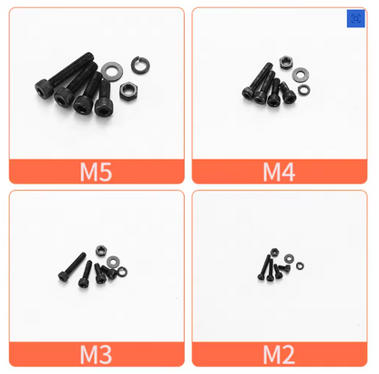 Kit de Parafusos Métricos M2 M3 M4 M5 – 1680 Unidades | Aço Liga Premium