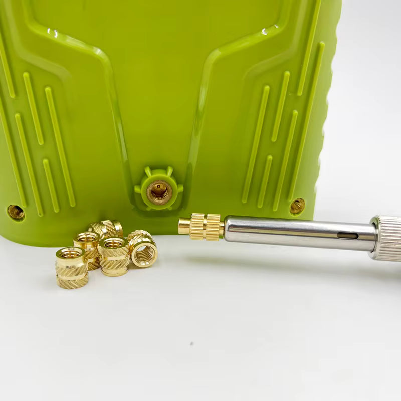Kit de Insertos + Ferro de Solda para Impressão 3D | Ponteiras em Cobre, Heat-Set Profissional, Compatível com M2 a M8