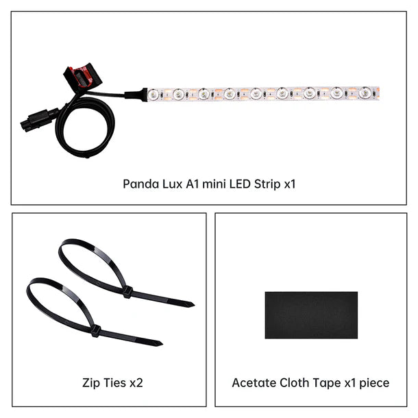 BIGTREETECH Panda Lux - Kit de Barra de Luz LED com Instalação Magnética para Impressoras Bambu Lab P1, X1 e A1
