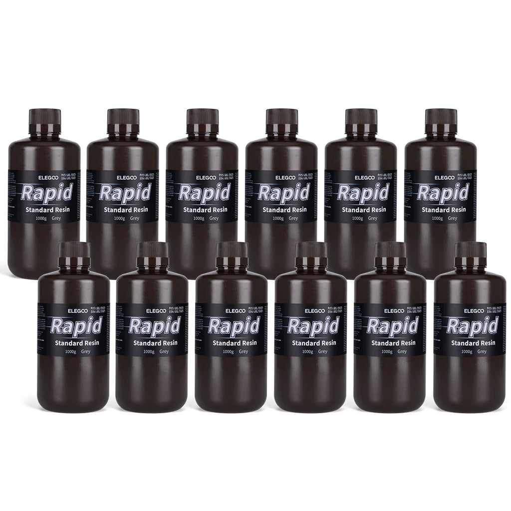 Resina Fotopolímero Rapid Standard ELEGOO - Cinza - 1Kg