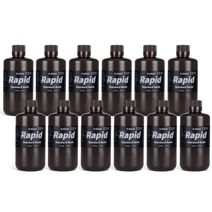 Resina Fotopolímero Rapid Standard ELEGOO - Cinza - 1Kg