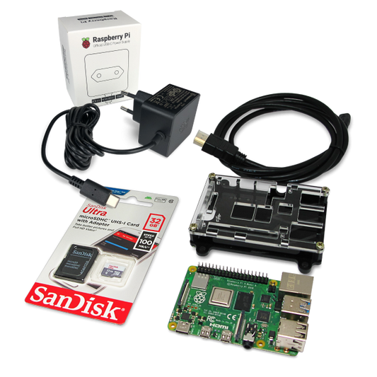 Kit Raspberry Pi 4 4GB Essential
