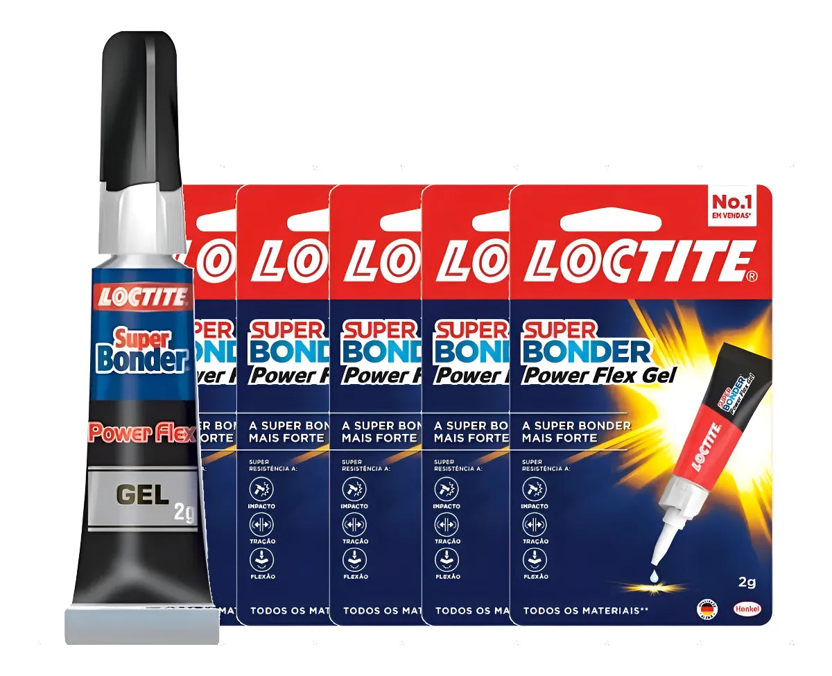 Cola Loctite Super Bonder Gel Flex Power – Ultra Resistente, Flexível e Ideal para Projetos Arcade