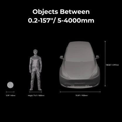 Scanner 3D Creality Raptor Pro – Precisão Profissional em Cada Detalhe