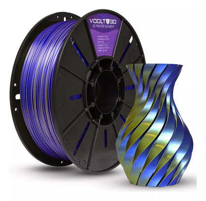 Filamento Voolt3D - PLA Silk Duo-Color 1kg - 1.75mm