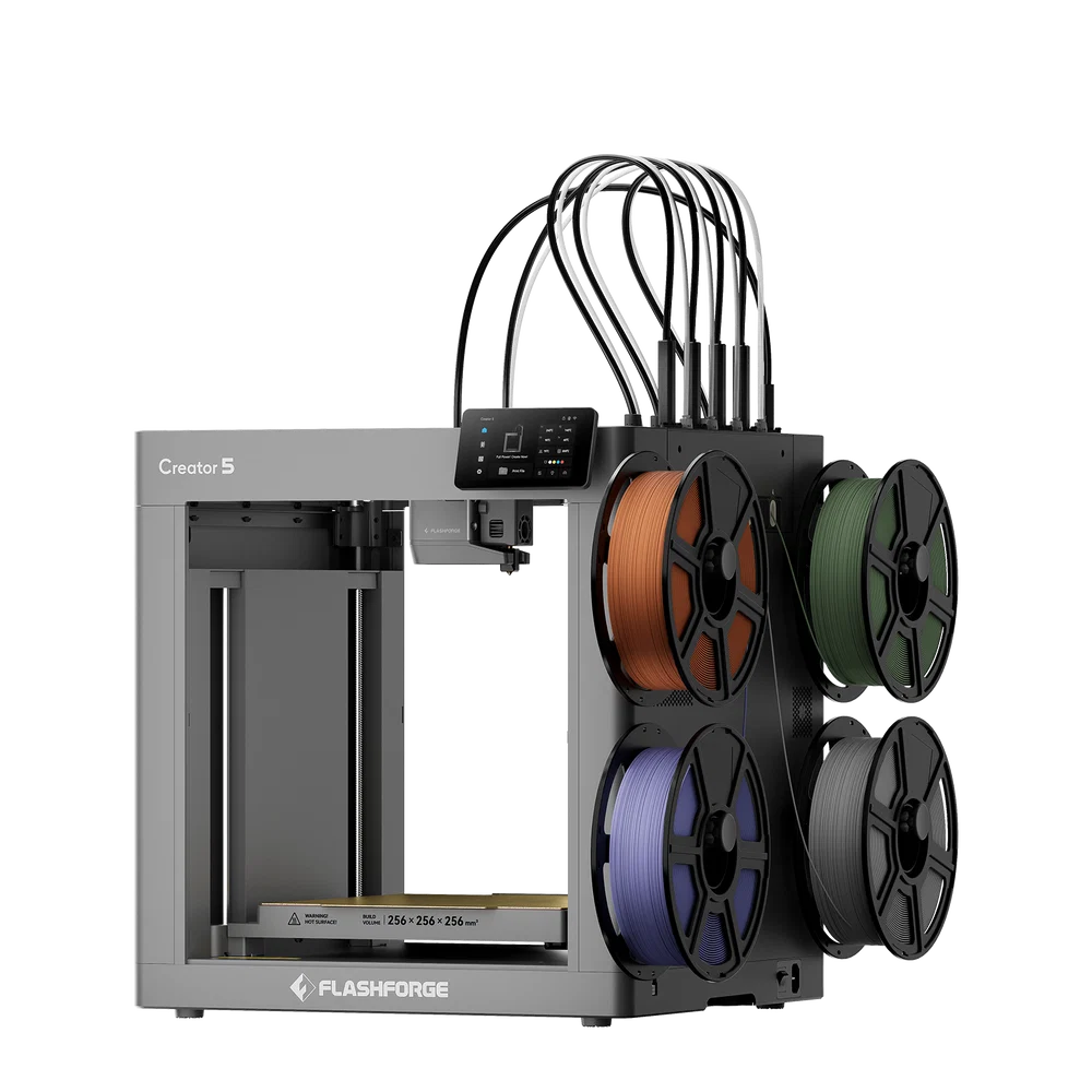 Impressora 3D Flashforge Creator 5 - 4 Extrusoras Independentes