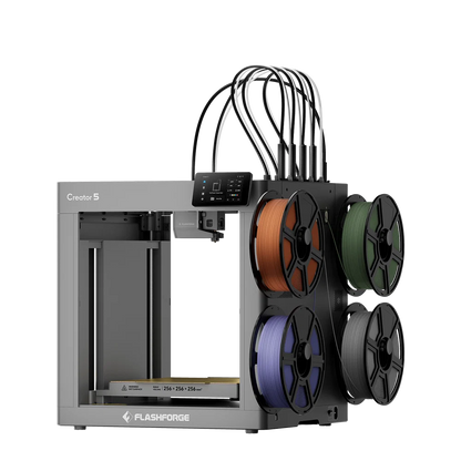 Impressora 3D Flashforge Creator 5 - 4 Extrusoras Independentes