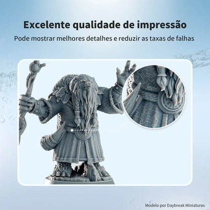 Resina 3D Conjure Lavável em Água (Water Washable) - 1Kg