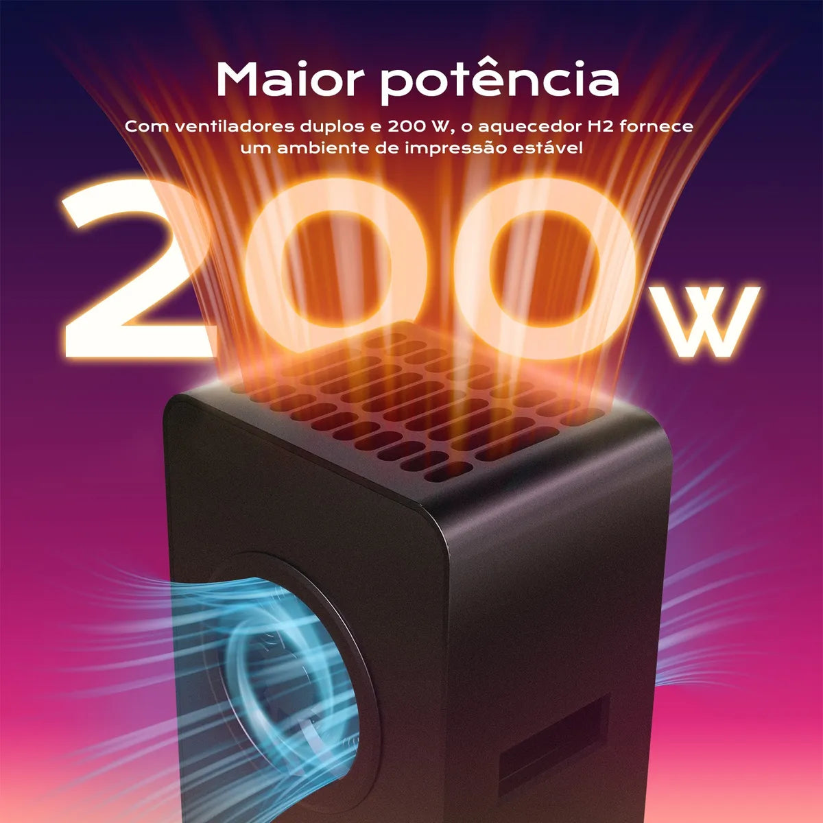 Mini Heater Chitu H2 – Aquecedor para Impressoras 3D