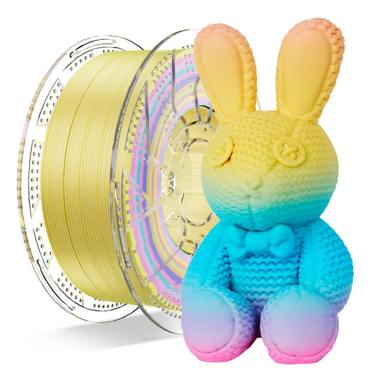Filamento Conjure PLA Matte Rainbow (Arco-Íris) - 1,75mm - 1Kg