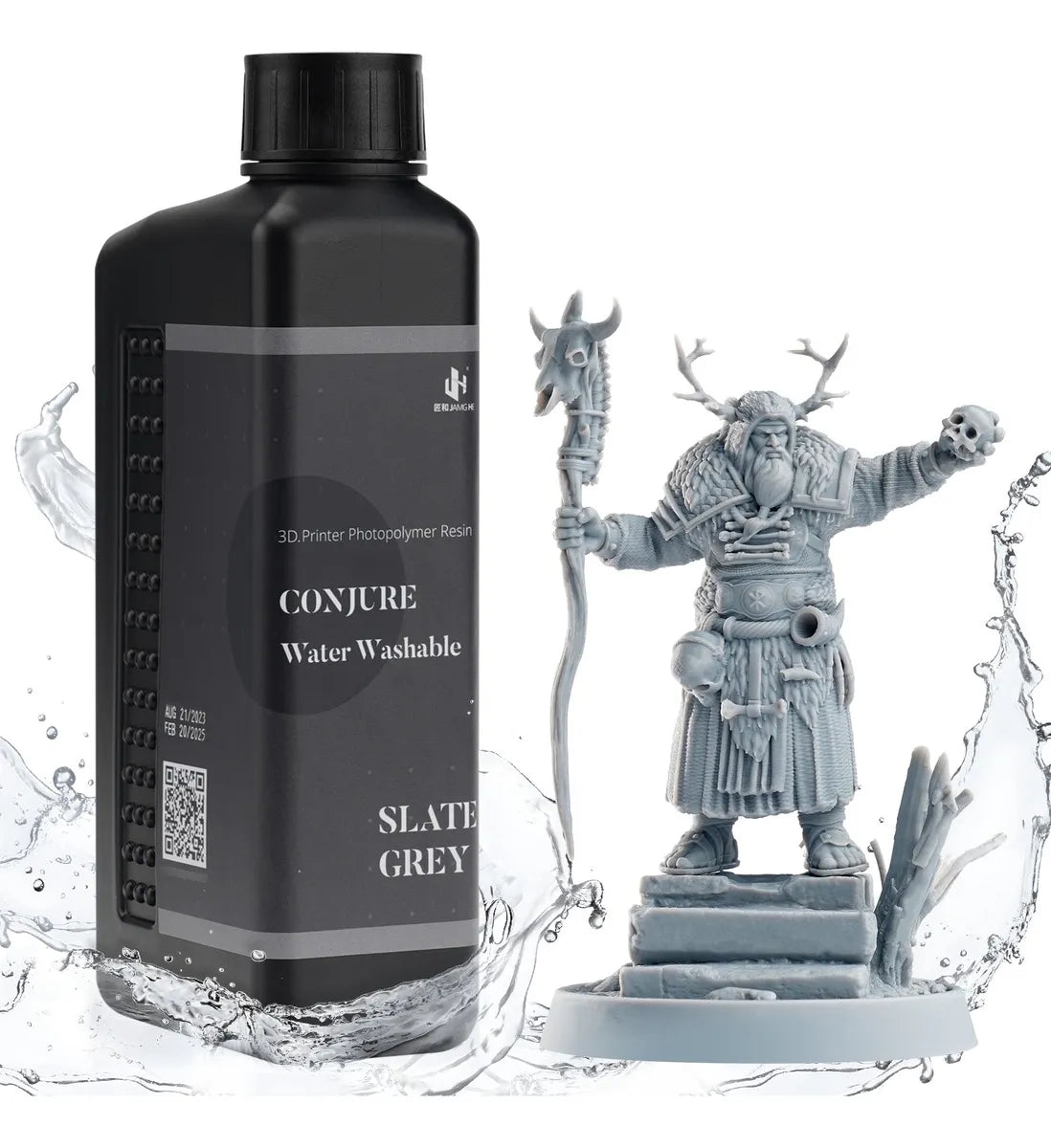 Resina 3D Conjure Lavável em Água (Water Washable) - 1Kg