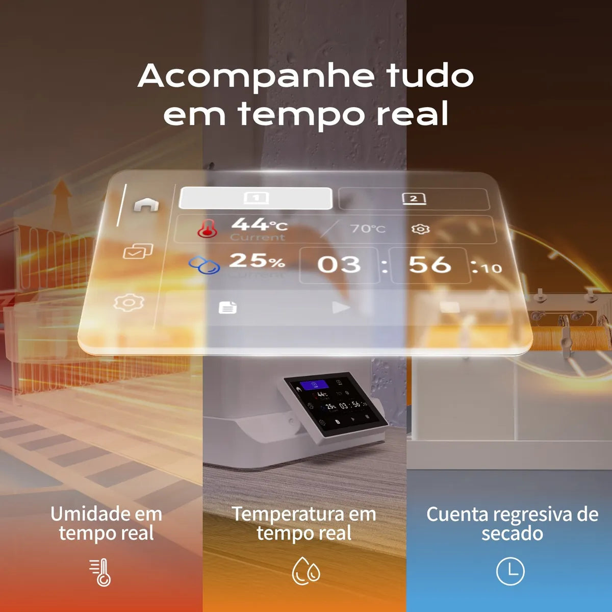 Secadora de Filamentos Chitu Systems – 4 Bobinas, Controle Independente