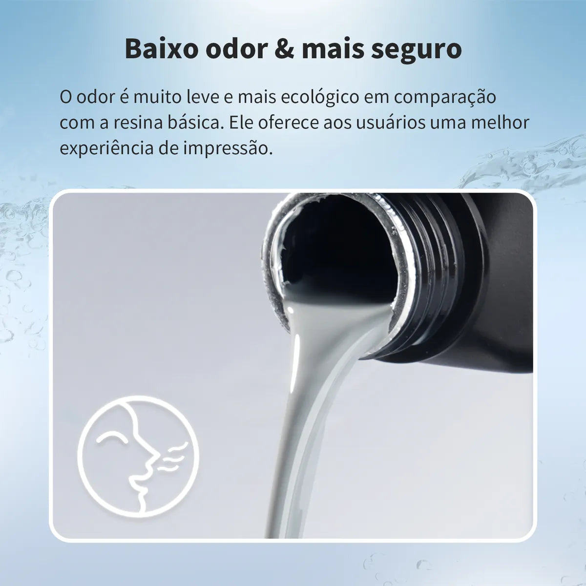 Resina 3D Conjure Lavável em Água (Water Washable) - 1Kg