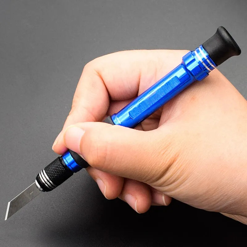 Estilete Caneta com 29 Peças – Kit Completo para Artesanato e Impressão 3D