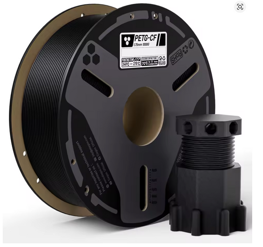 Filamento ELEGOO PETG Carbon Fiber (PETG-CF) 1.75mm 1kg - Reforçado com Fibra de Carbono