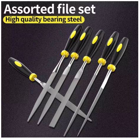 Kit com 6 Limas de Precisão para Impressão 3D – Acabamento e Limpeza Profissional