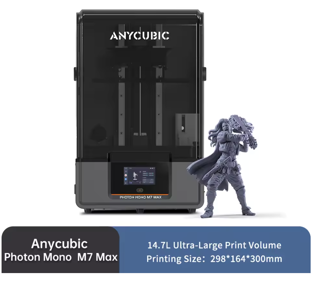 Impressora 3D de Resina ANYCUBIC Photon Mono M7 Max - Tela 7K, Volume Gigante