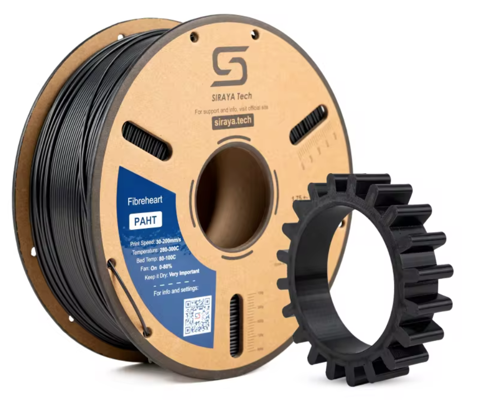 Filamento Siraya Tech Fibreheart PPA Series 1.75mm 1kg - Nylon de Alta Temperatura (PPA, PPA-GF, PPA-CF e PPA-CF Core)