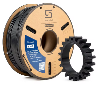 Filamento Siraya Tech Fibreheart PPA Series 1.75mm 1kg - Nylon de Alta Temperatura (PPA, PPA-GF, PPA-CF e PPA-CF Core)