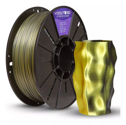Filamento Voolt3D - PLA Silk Duo-Color 1kg - 1.75mm