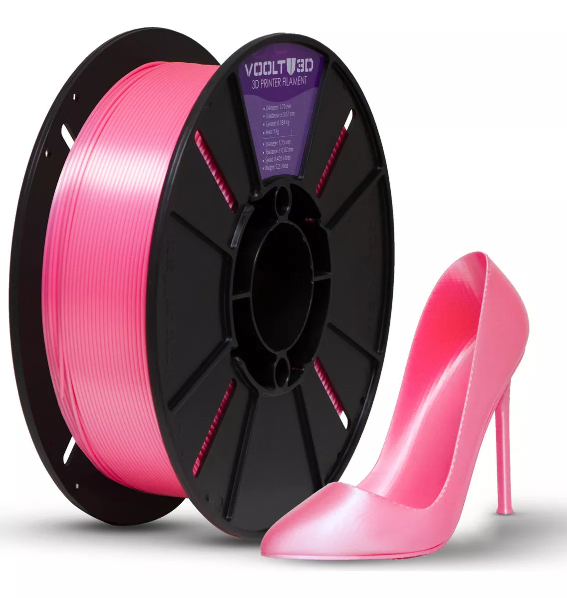 Filamento Voolt3D - PLA Silk 1kg - 1.75mm