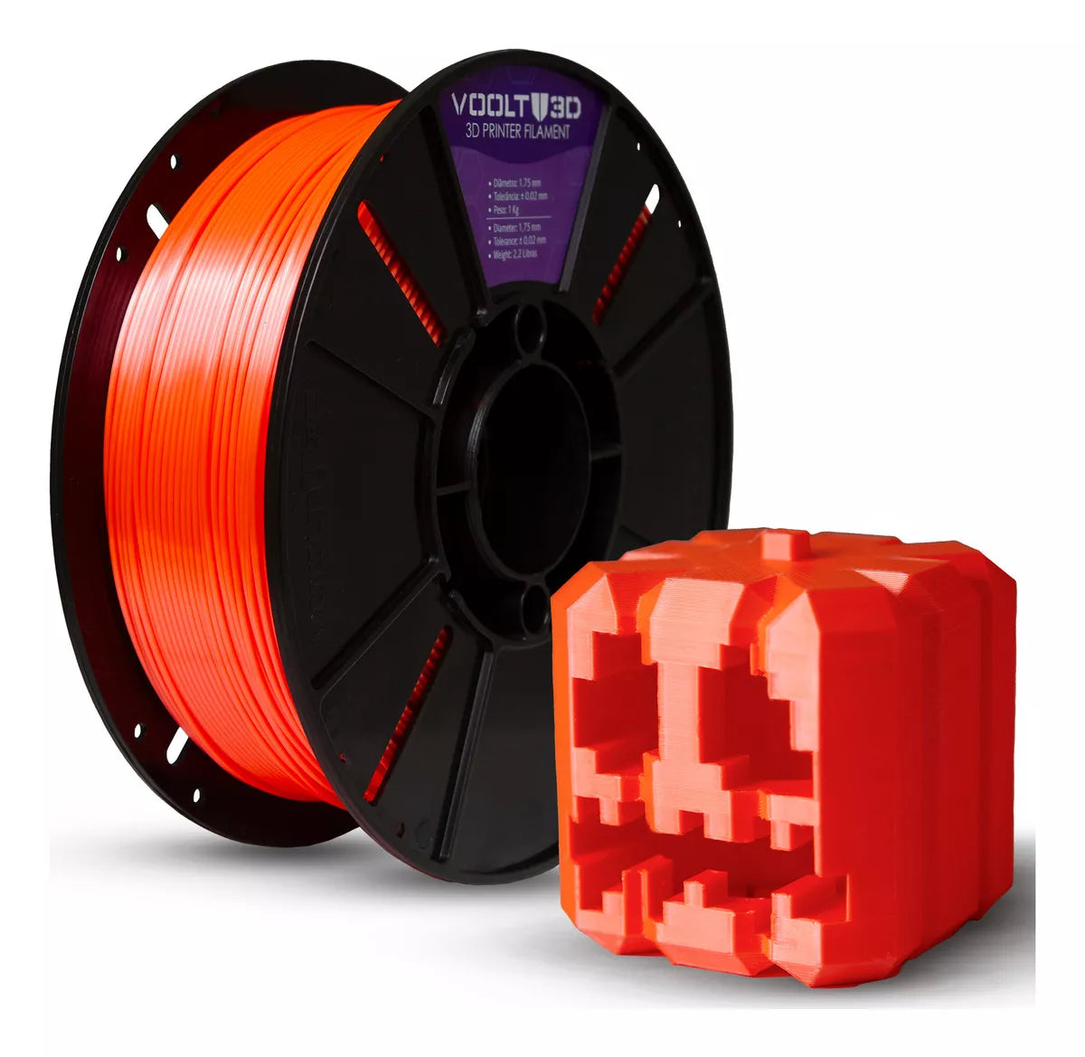 Filamento Voolt3D - PLA Silk 1kg - 1.75mm