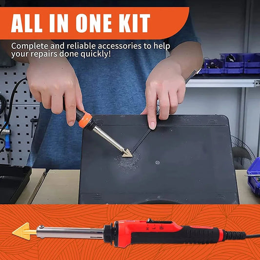 Kit de Reparação e Soldagem de Plástico – Para Peças 3D, Para-choques e PVC